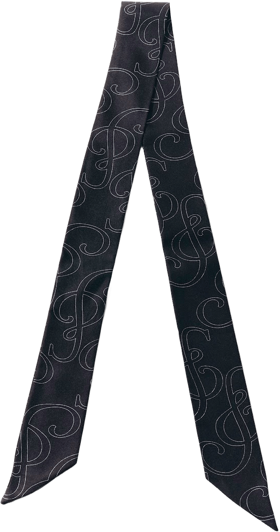 Silk& Twilly Black 1 kpl