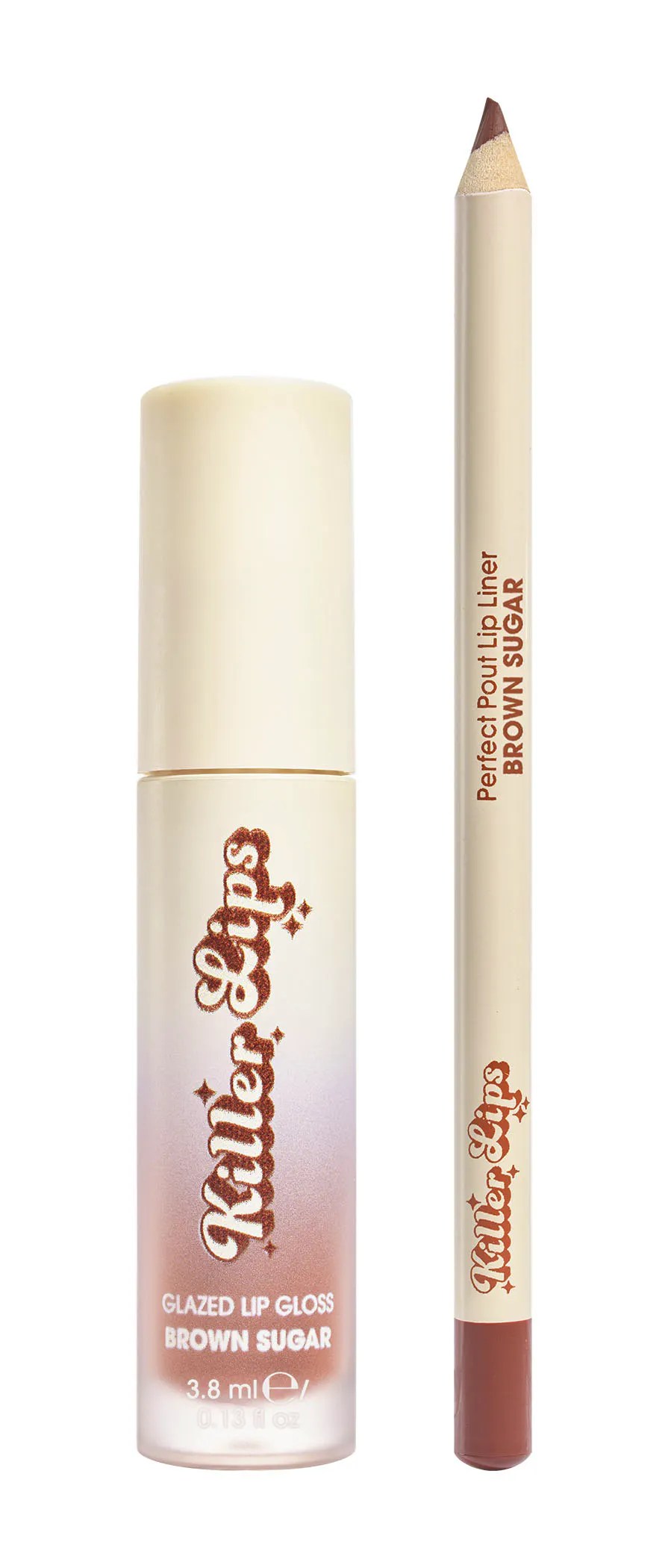 Killer Lips Pucker Up Lip Kit Brown Sugar 2 pcs