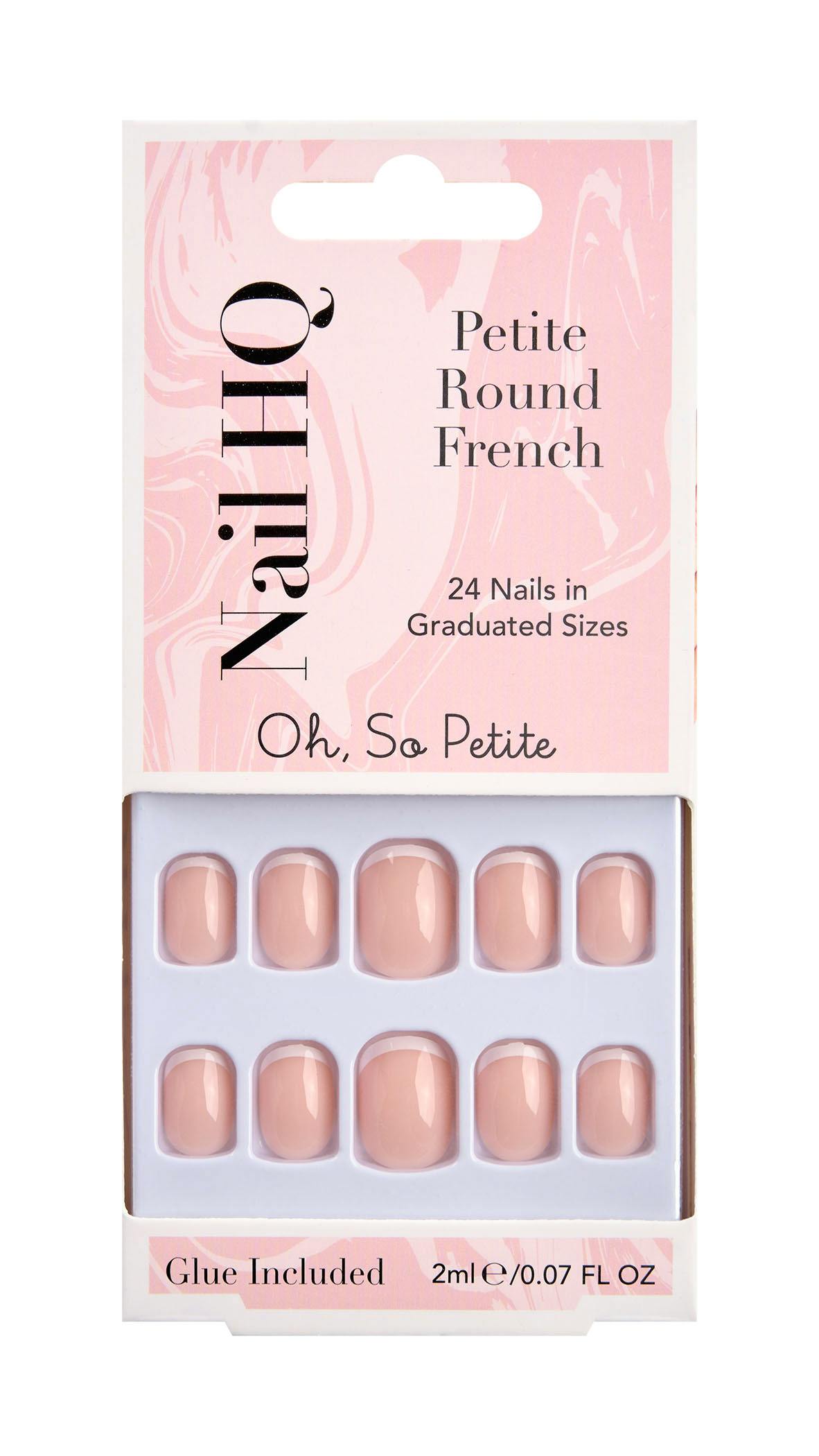 Nail HQ Petite Round French Nails 24 st
