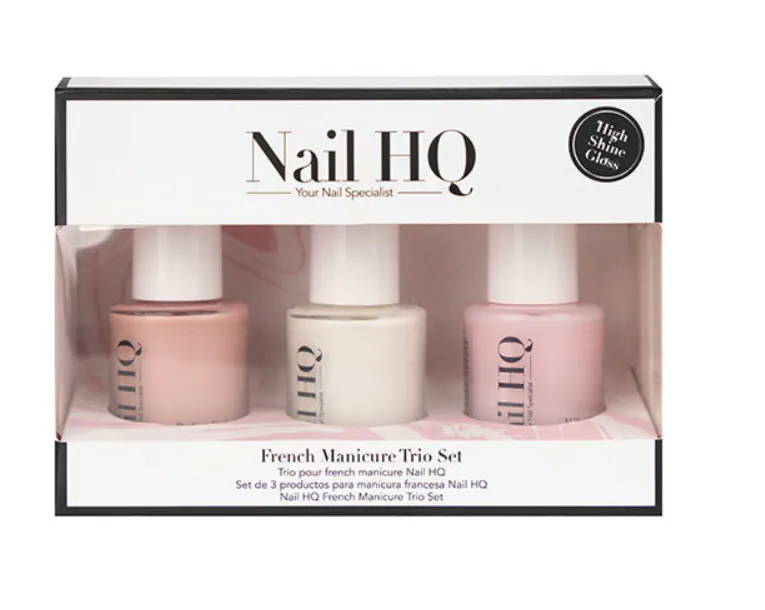 Nail HQ French Manicure Trio Set 10 ml + 10 ml + 10 ml