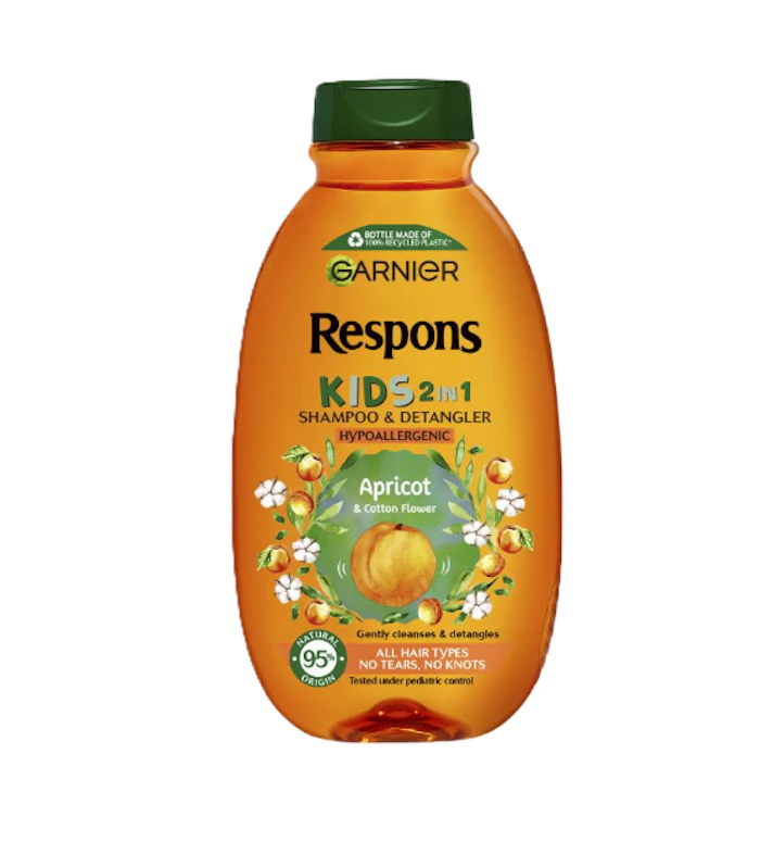 Garnier Kids 2-in-1 Shampoo Apricot &amp; Cotton Flower 250 ml