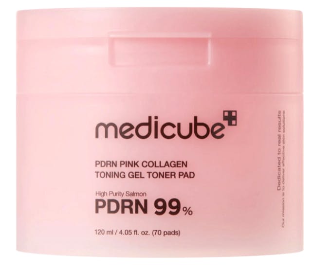 Medicube PDRN Pink Collagen Toning Gel Toner Pad 70 st