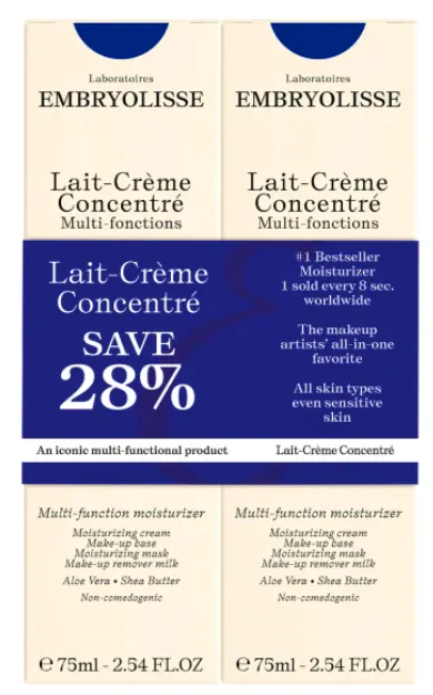 Embryolisse Lait-Crème Concentré Duo 75 ml + 75 ml