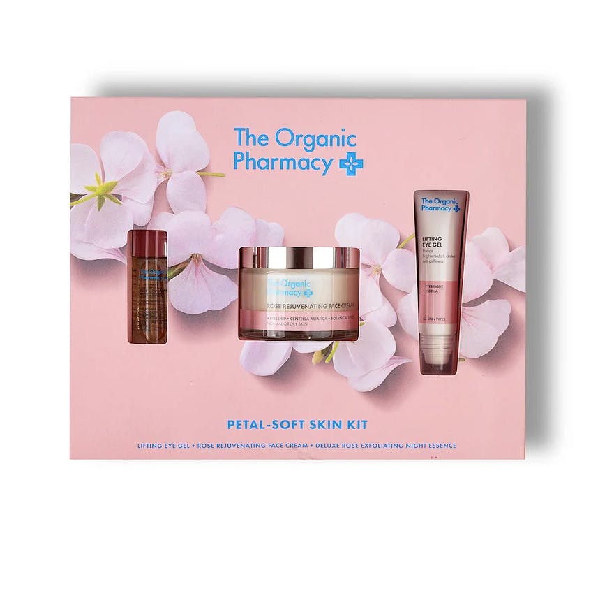The Organic Pharmacy Petal Soft Skin Kit 10 ml + 15 ml + 50 ml