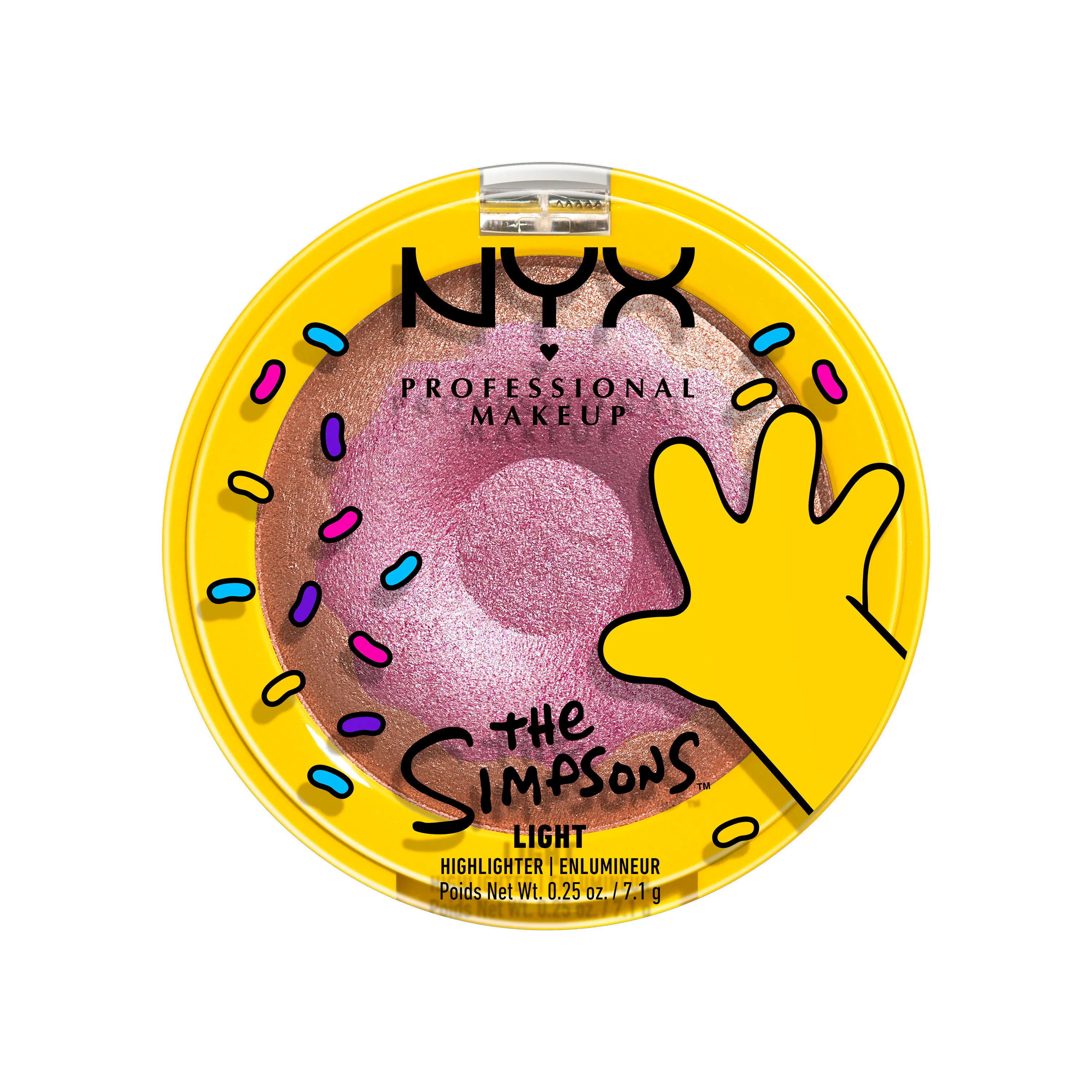 NYX Professional Make-Up Simpsons Donut Highlighter 01 Glazed & Confused 7.1 g