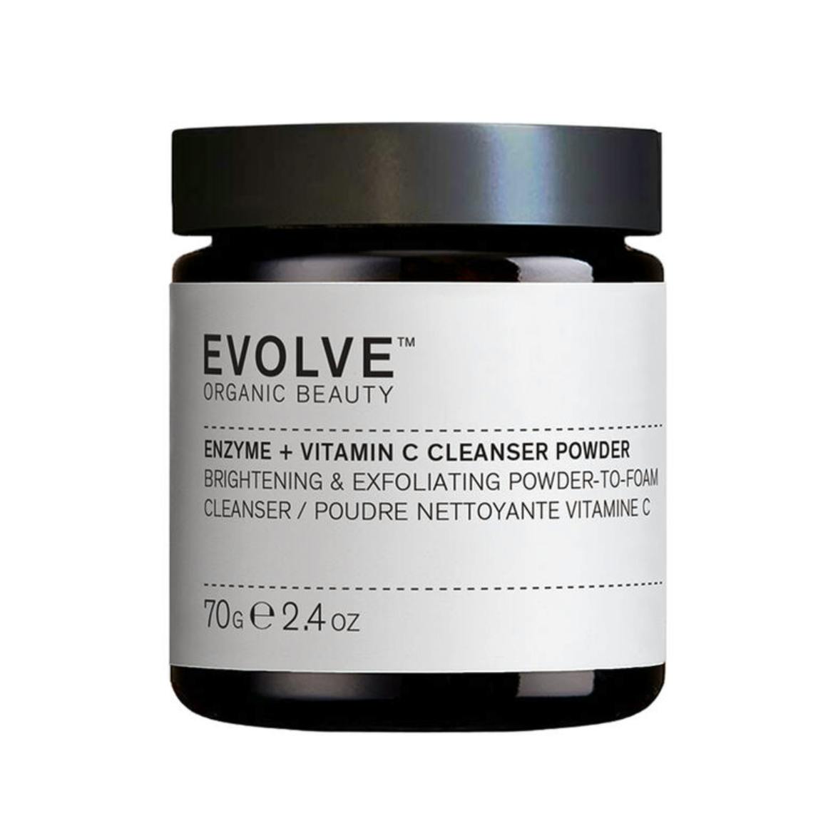 Evolve Organic Beauty Enzyme + Vitamin C Cleansing Powder 70 g