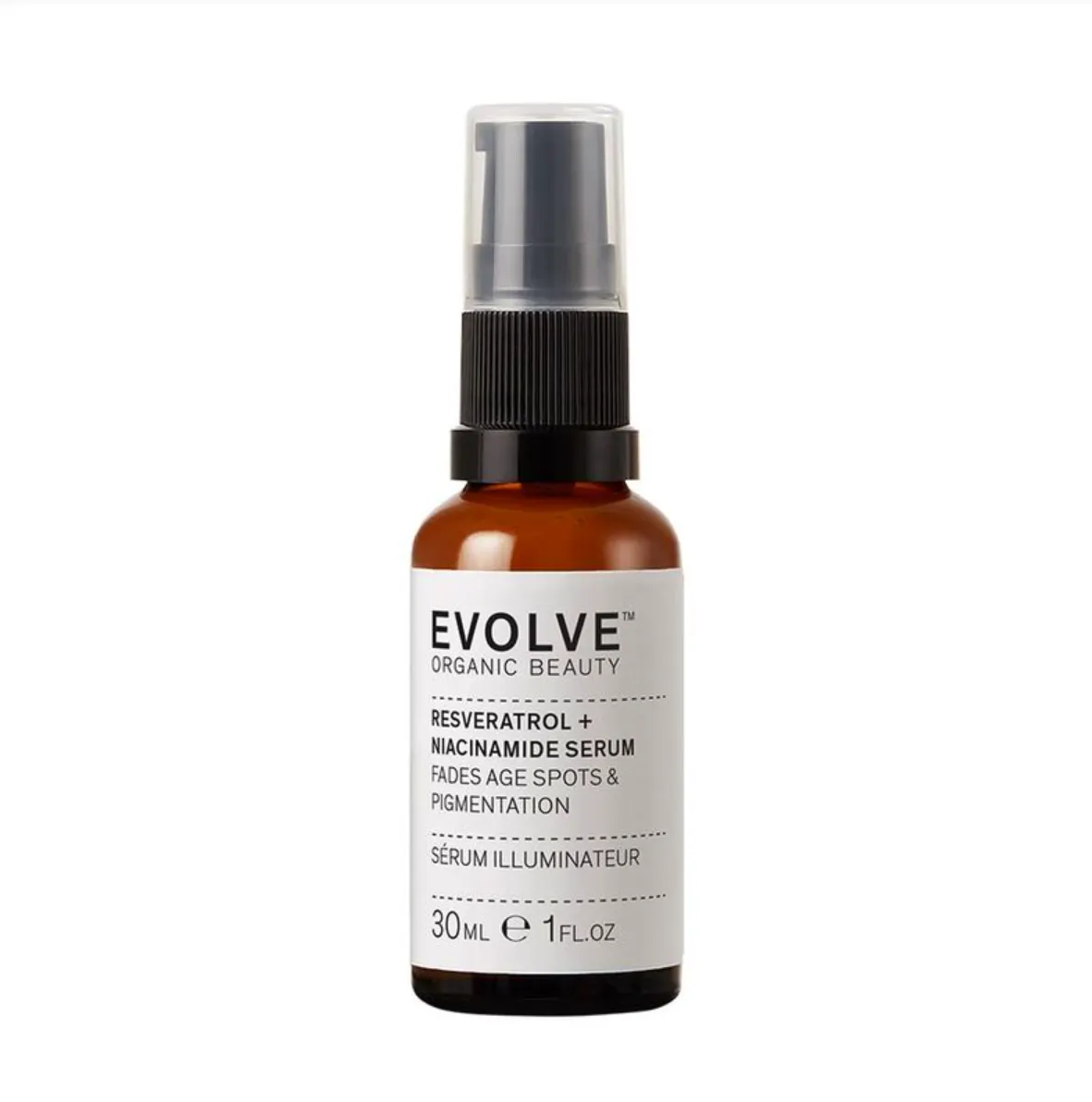 Evolve Organic Beauty Resveratrol + Niacinamide Serum 30 ml