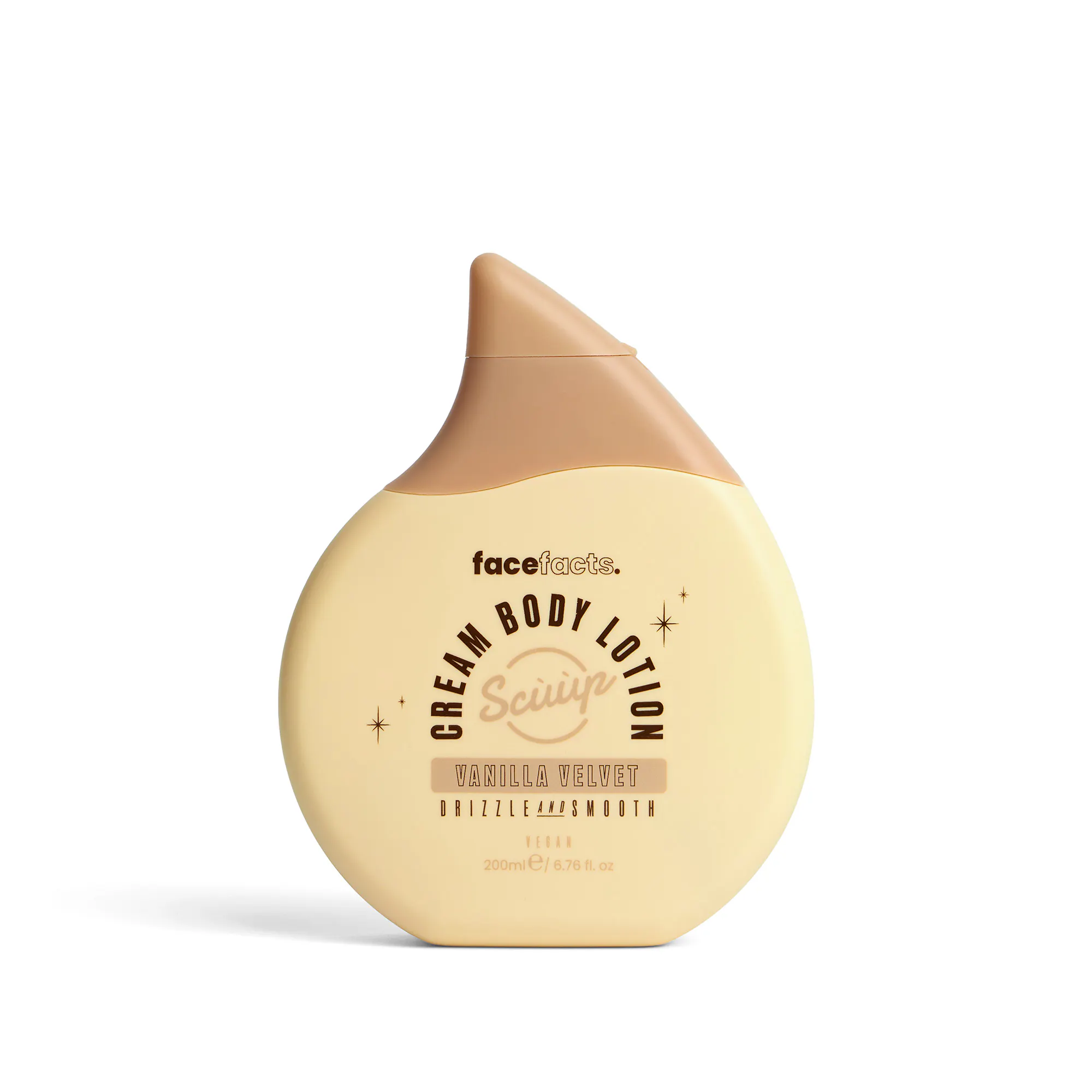 Face Facts Scuup Vanilla Velvet Cream Body Lotion 200 ml