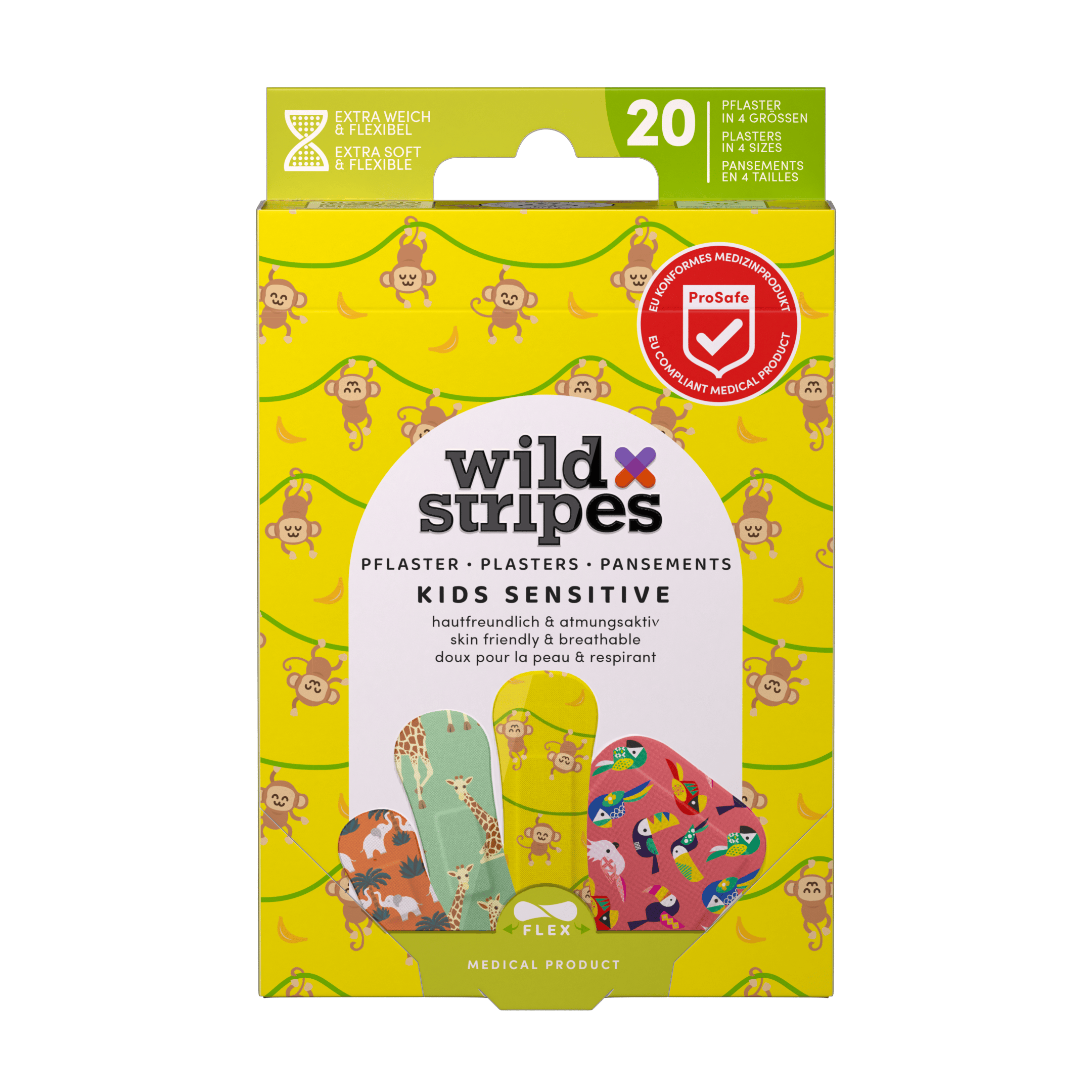 Wild Stripes Kids Sensitive Jungle Vibe 20 pcs