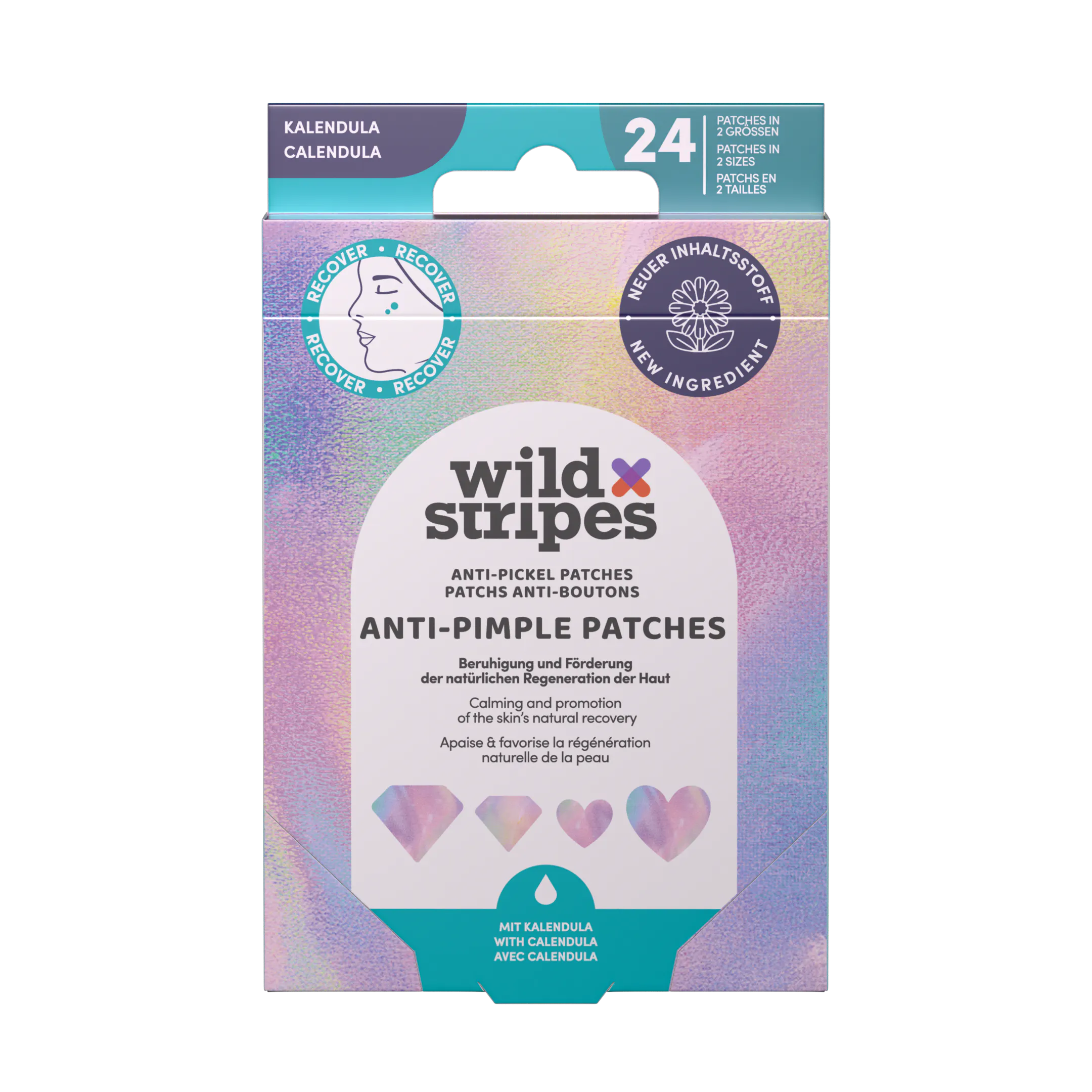 Wild Stripes Anti-Pimple Patches Diamond Recovery 24 pcs