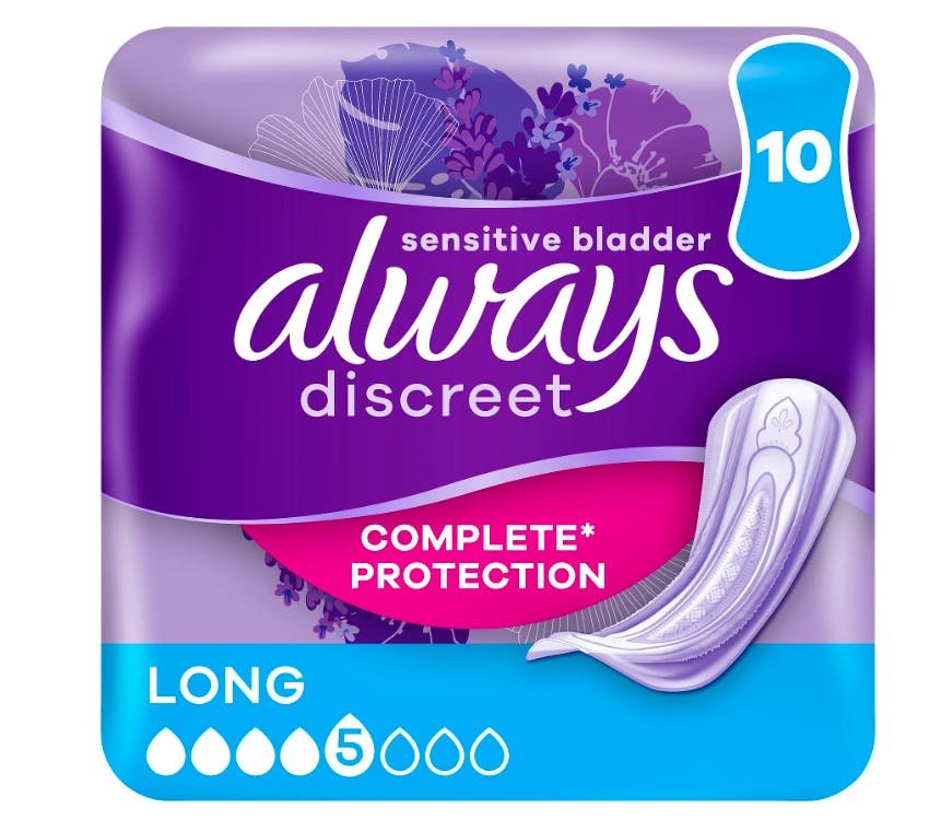 Always Discreet Pads Sensitive Bladder Long 10 kpl