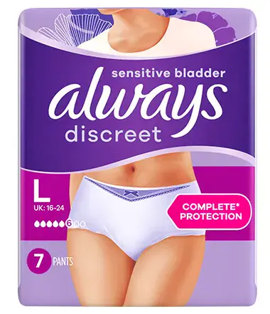 Always Discreet Pants Normal Large 7 st