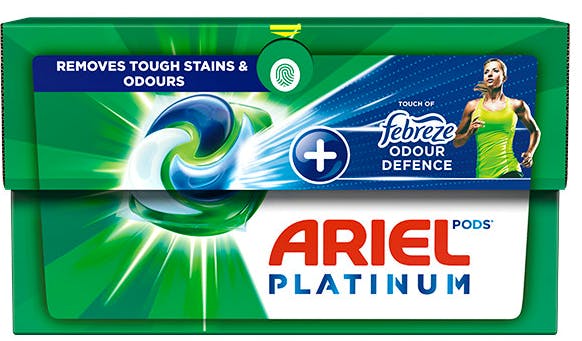 Ariel Platinum+ Febreze Pods 38 stk