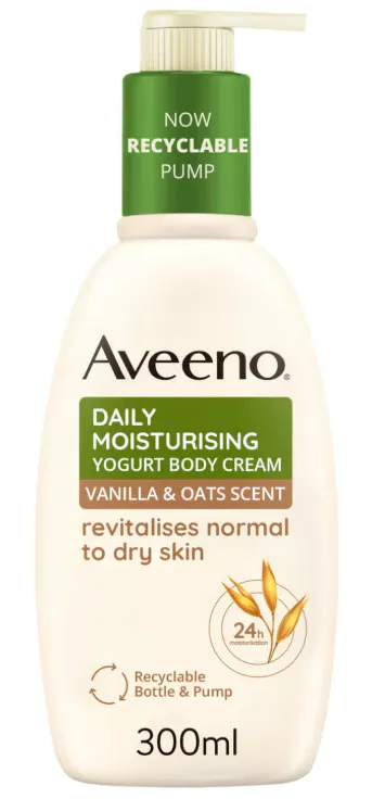 Aveeno Daily Moisturising Yogurt Body Lotion Vanilla & Oat 300 ml