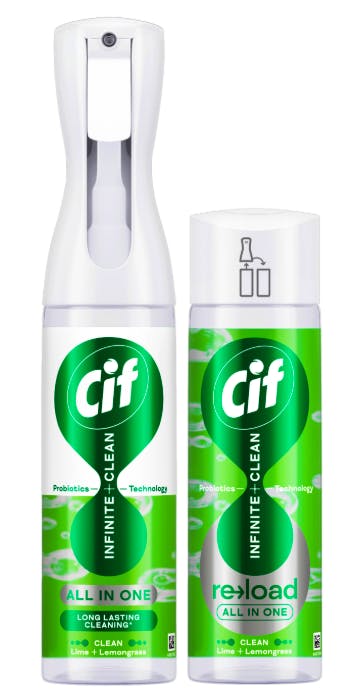 Cif Anti-Bac Lime & Lemongrass Spray 250 ml