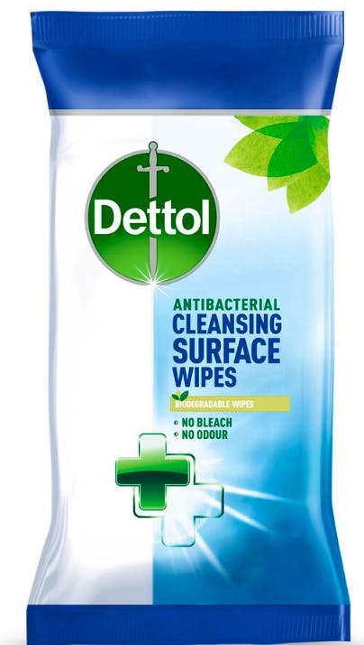 Dettol Anti-Bacterial Cleansing Surface Wipes 110 pcs