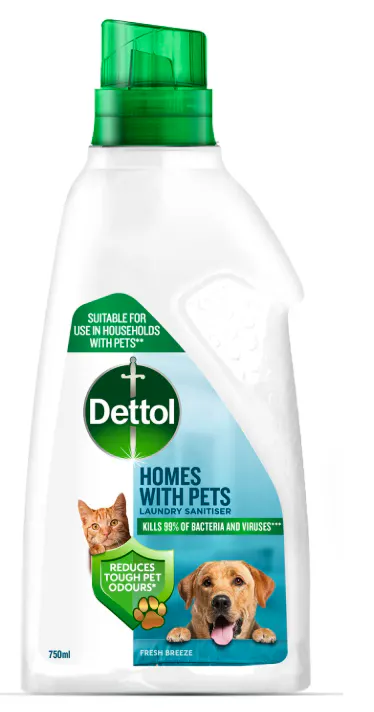 Dettol Homes With Pets Laundry Sanitiser 750 ml