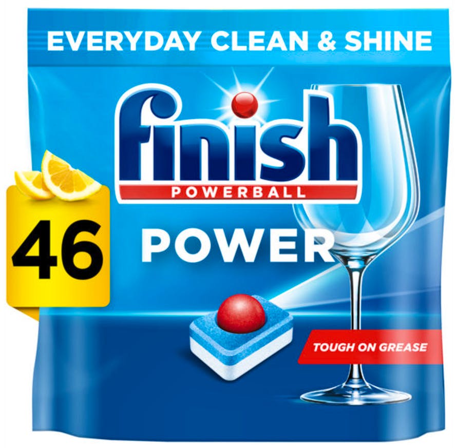 Finish Power Dishwasher Tablets Lemon 46 kpl