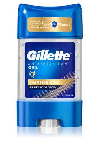 Gillette Men Champion Gold Antiperspirant Gel 70 ml