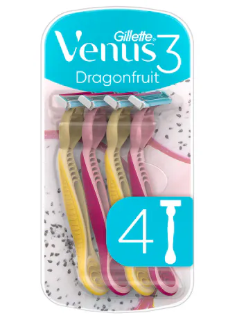 Gillette Venus Disposable Razors Dragonfruit 4 pcs