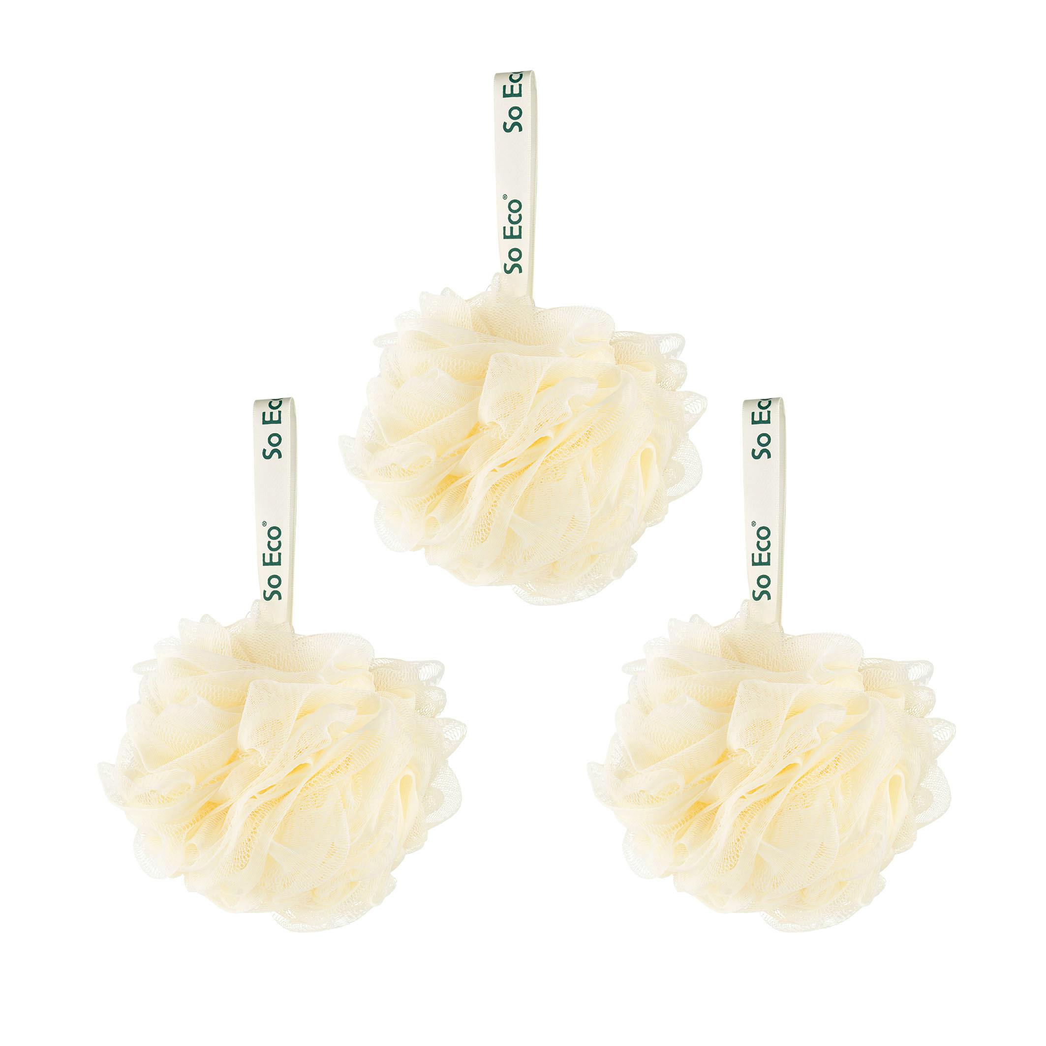 So Eco Bath & Shower Pouf 3 stk