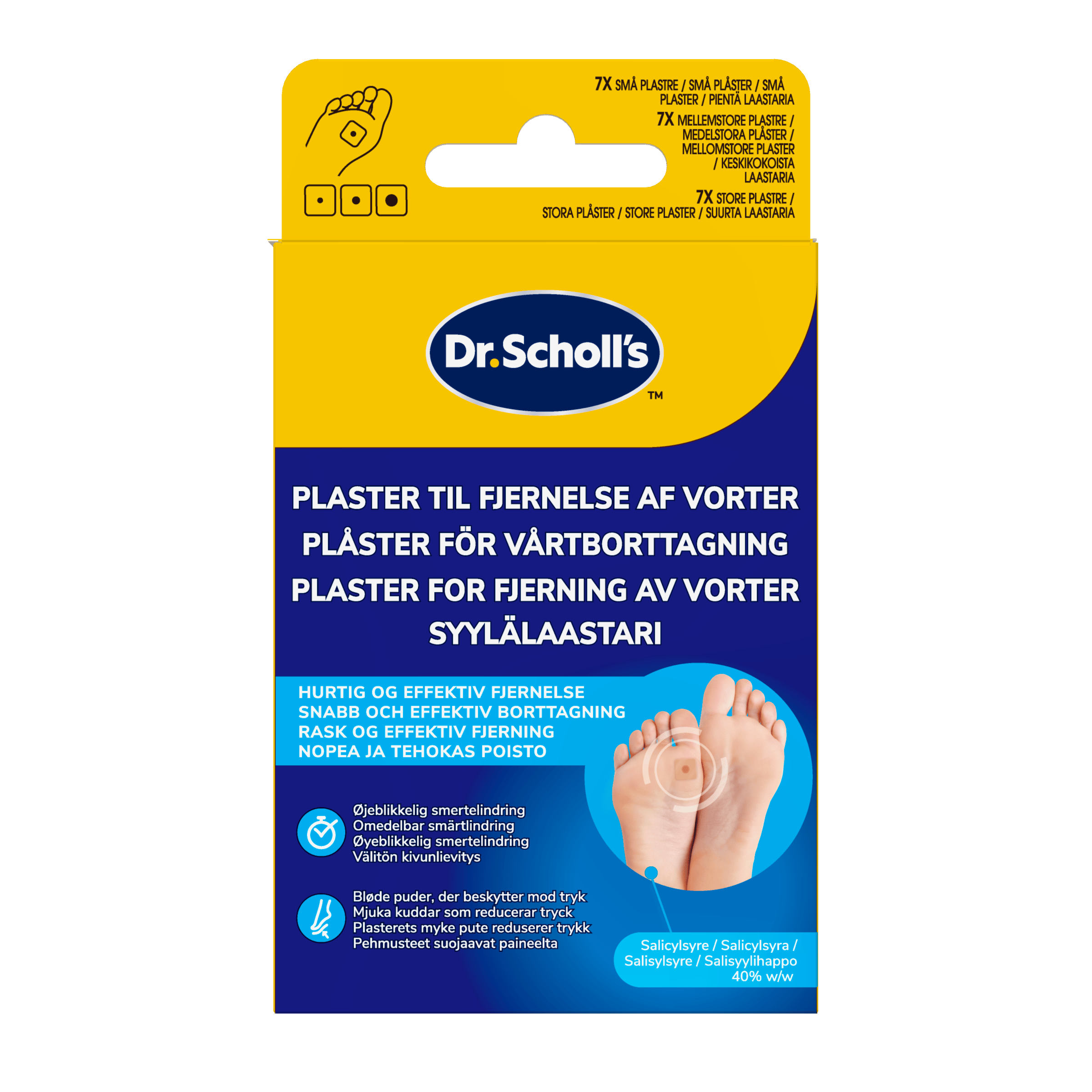 Scholl Wart & Verruca Removal Plasters 21 pcs