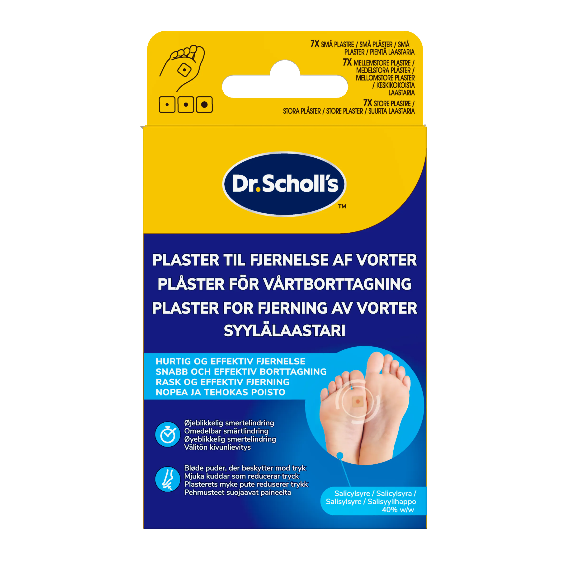 Scholl Wart & Verruca Removal Plasters 21 pcs