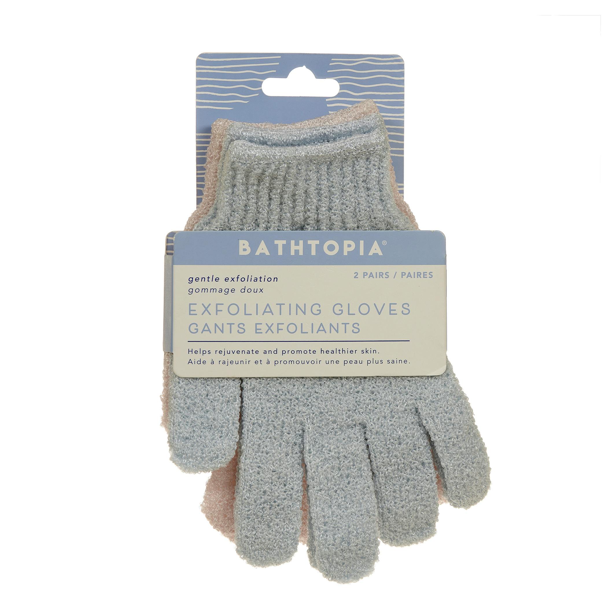Bathtopia Exfoliating Gloves 2 kpl