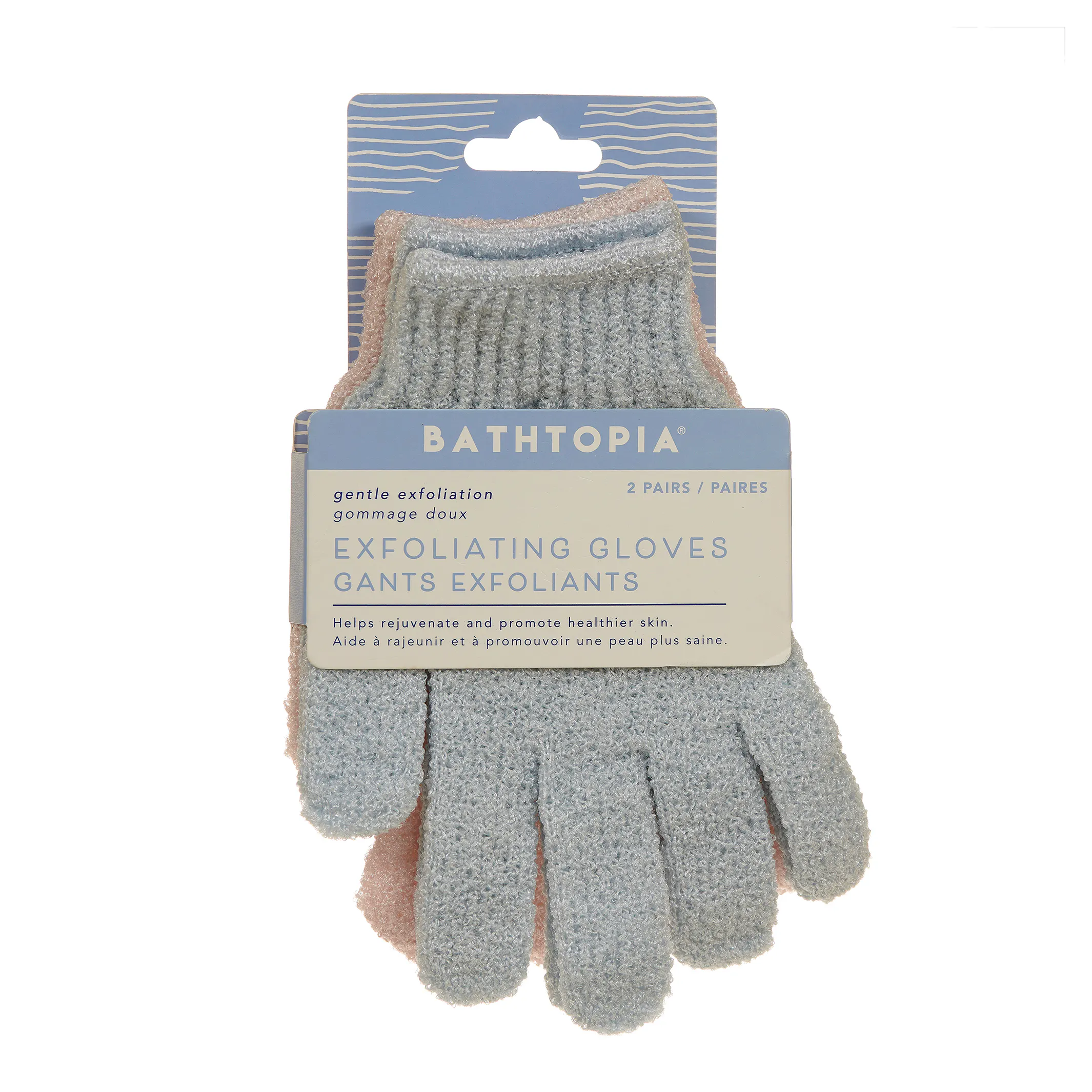 Bathtopia Exfoliating Gloves 2 stk