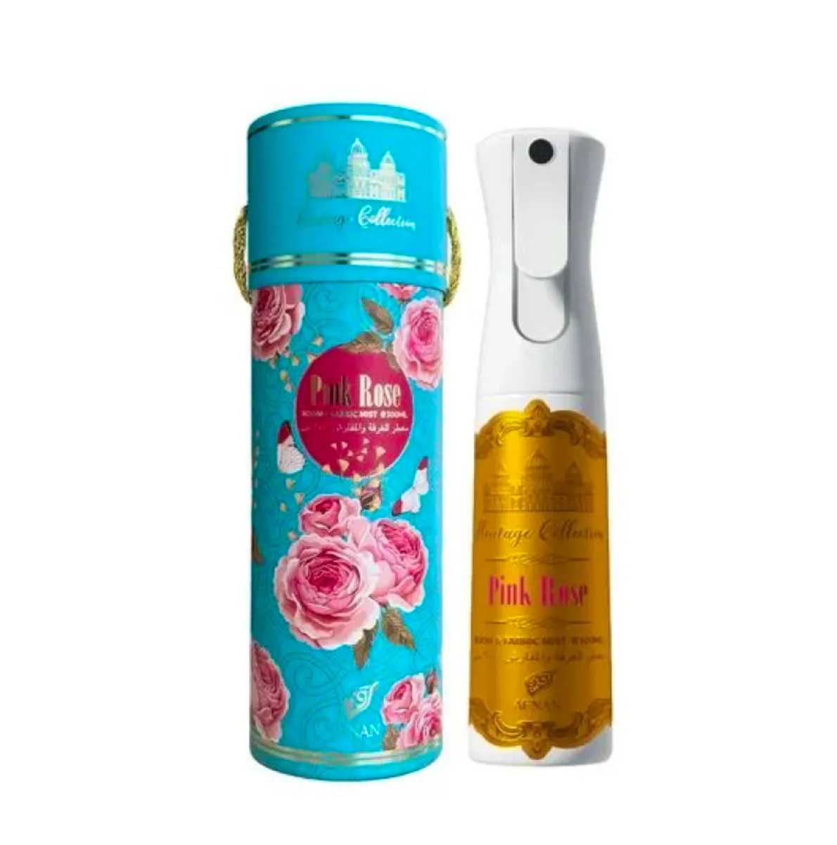Afnan Pink Rose Room And Fabric Mist Spray 300 ml