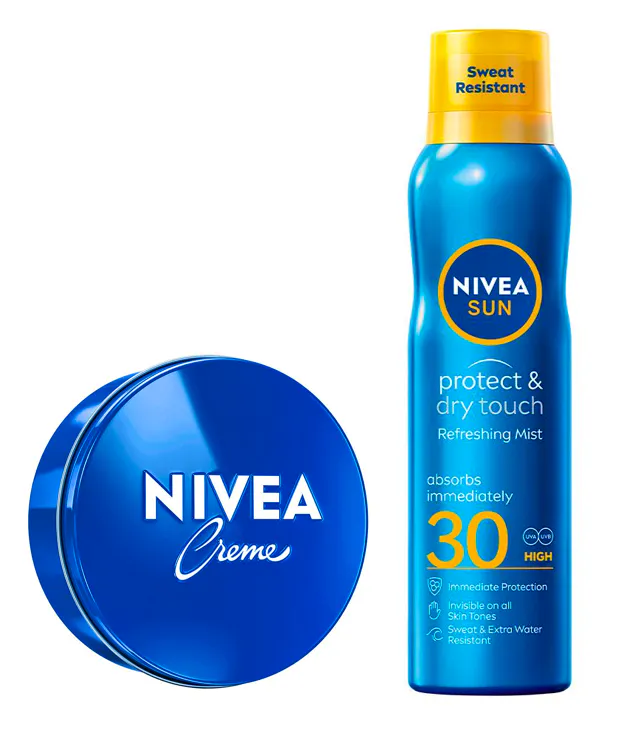 NIVEA Creme + Protect & Dry Touch Sun Mist SPF30 400 ml + 200 ml