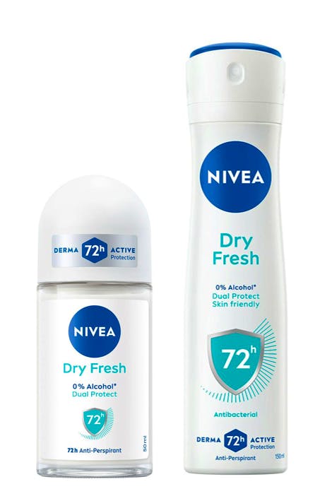NIVEA Dry Fresh Female Roll on + Dry Fresh Female Spray 50 ml + 150 ml