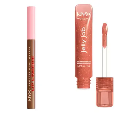 NYX Professional Make-Up Lip Lingerie Liner Stain 06 Up To No Good & Jelly Job 05 Honey It's Jelly 7.5 ml + 1 ml