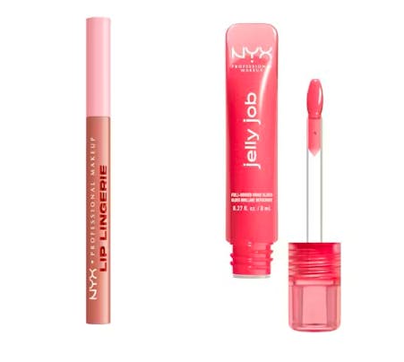 NYX Professional Make-Up Lip Lingerie Liner Stain 07 Cuff Me & Jelly Job 07 Jelly Blushing 7.5 ml + 1 ml