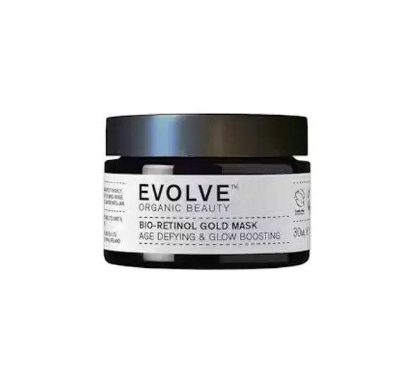 Evolve Organic Beauty Bio-Retinol Gold Mask Age Defying & Glow Boosting 30 ml