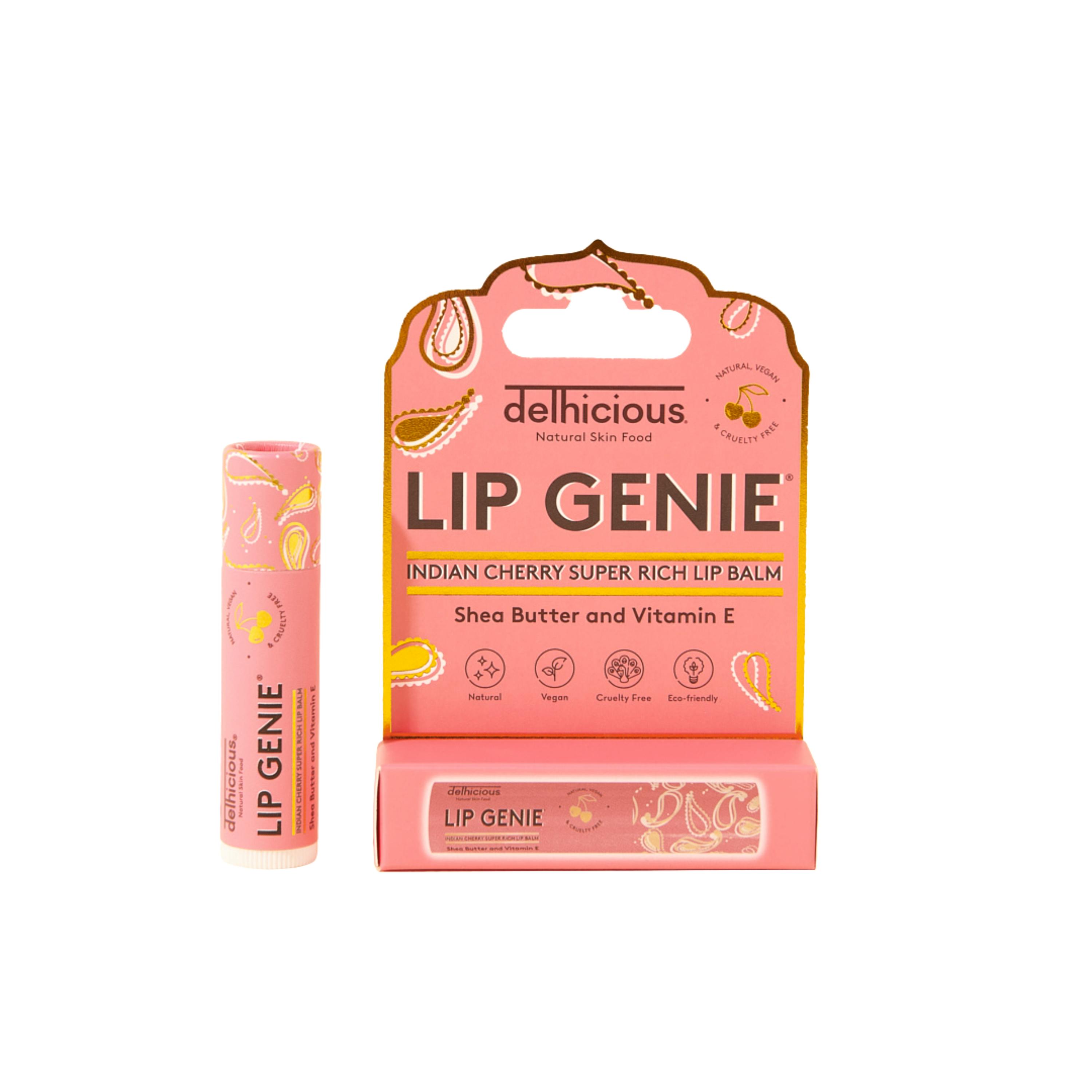 Delhicious Lip Genie Indian Cherry Super Rich Lip Balm 4.25 g