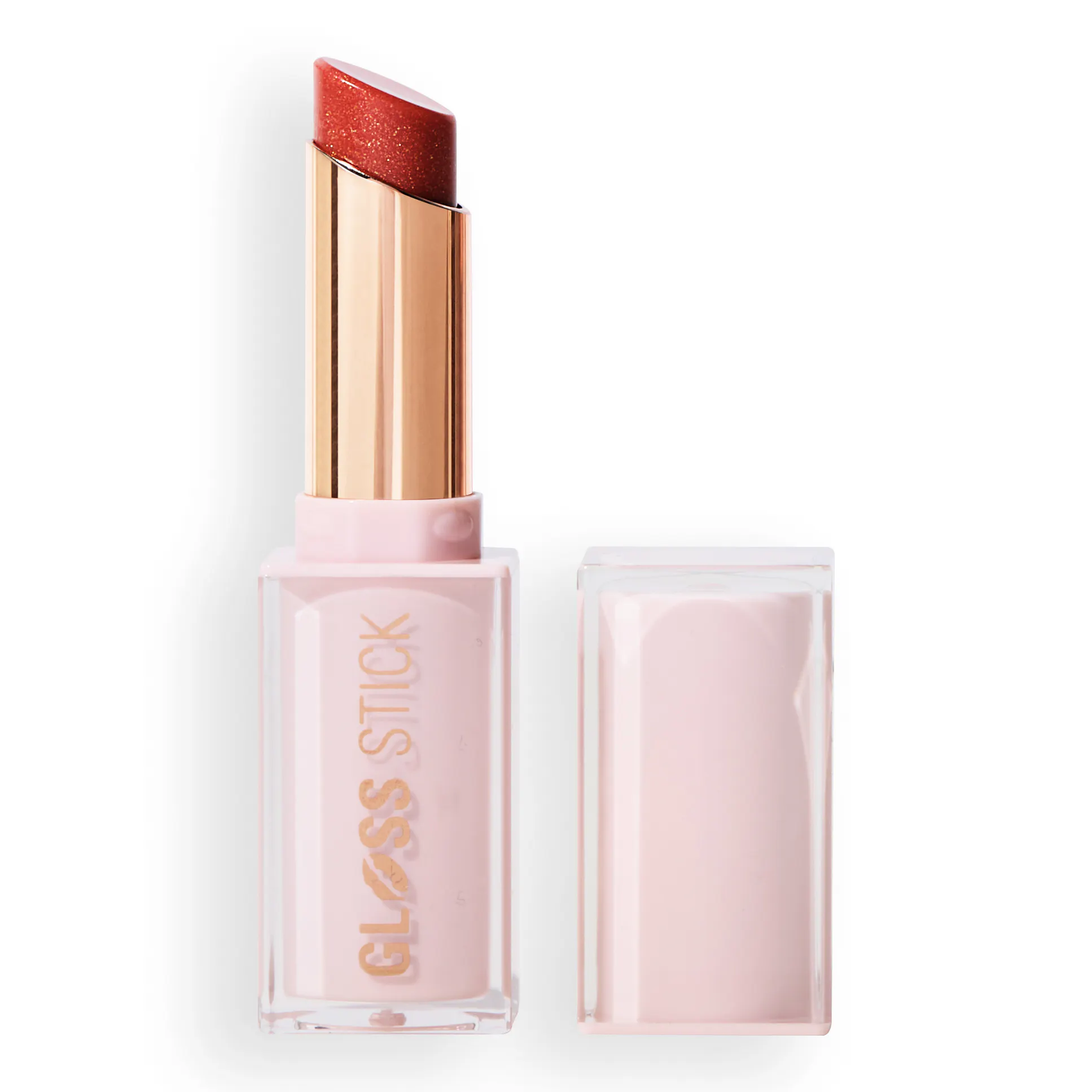 Revolution Pout Lip Gloss Stick Shimmer Sugar Cookie Pink 3 g
