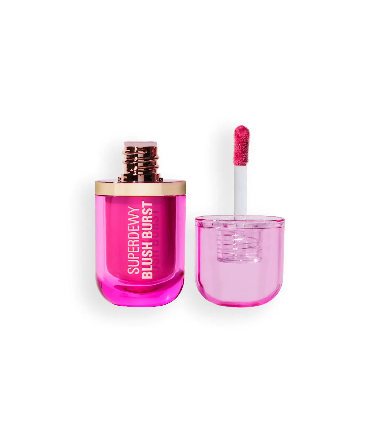 Revolution Superdewy Blush Plump Serum Liquid Blush Bubblegum Burst Pink 4.2 ml