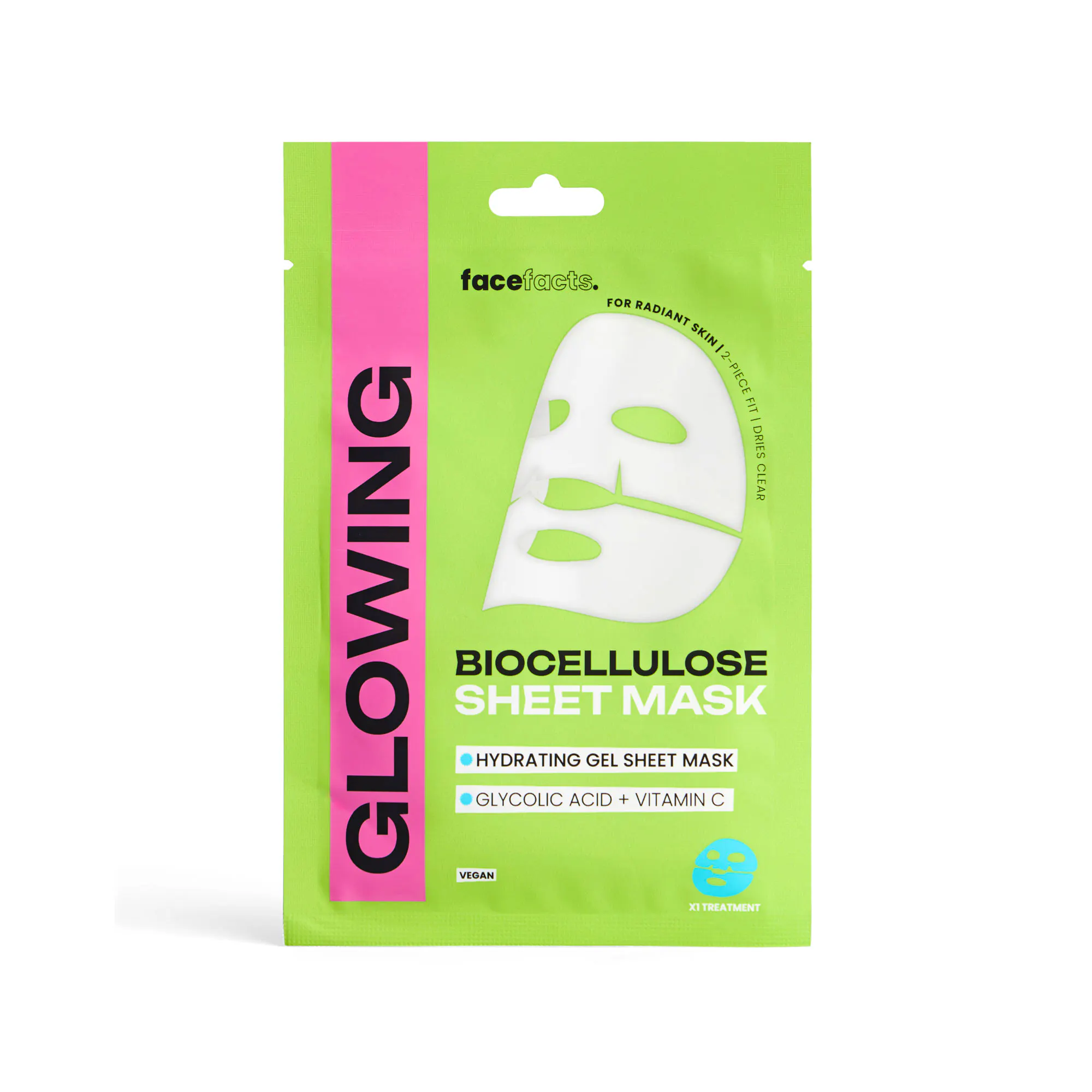Face Facts Biocellulose Mask Glowing 1 pcs