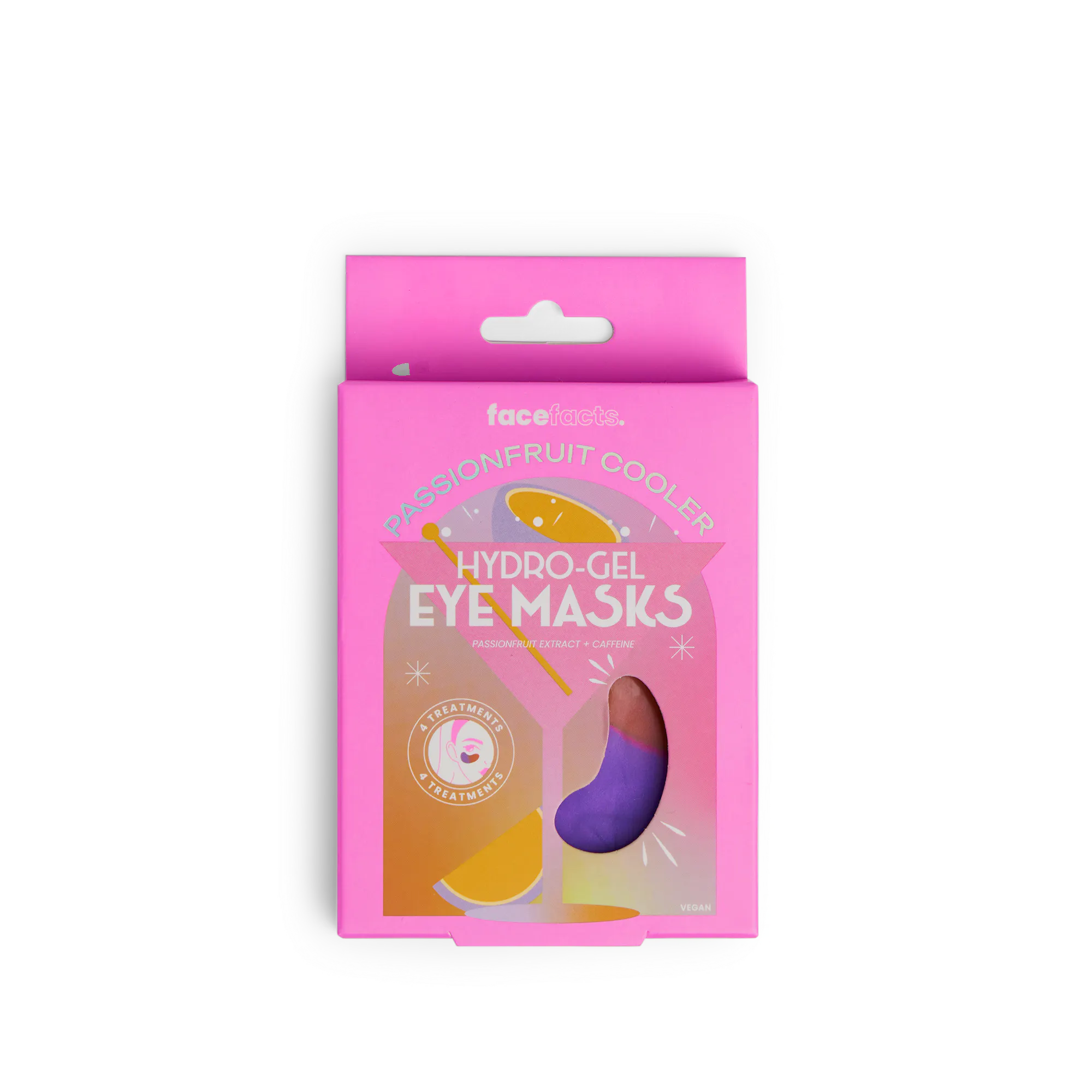 Face Facts Hydro-Gel Eye Masks Passionfruit Cooler 4 pairs