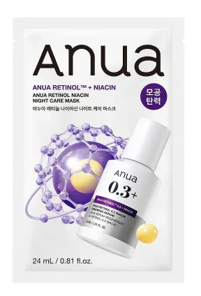 Anua Retinol Niacin Night Care Mask 1 st