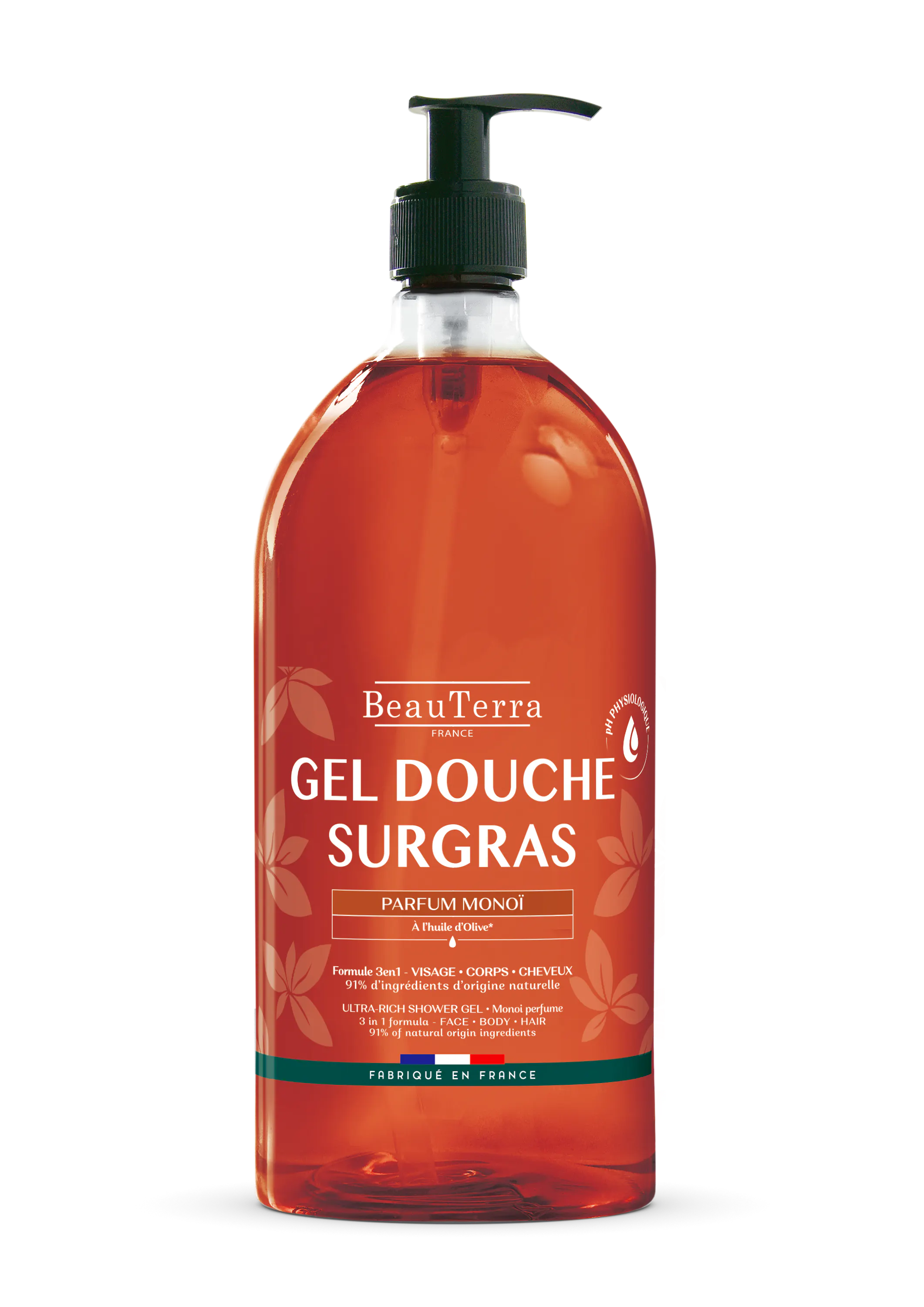 BeauTerra Ultra Rich Shower Gel Monoï 1000 ml