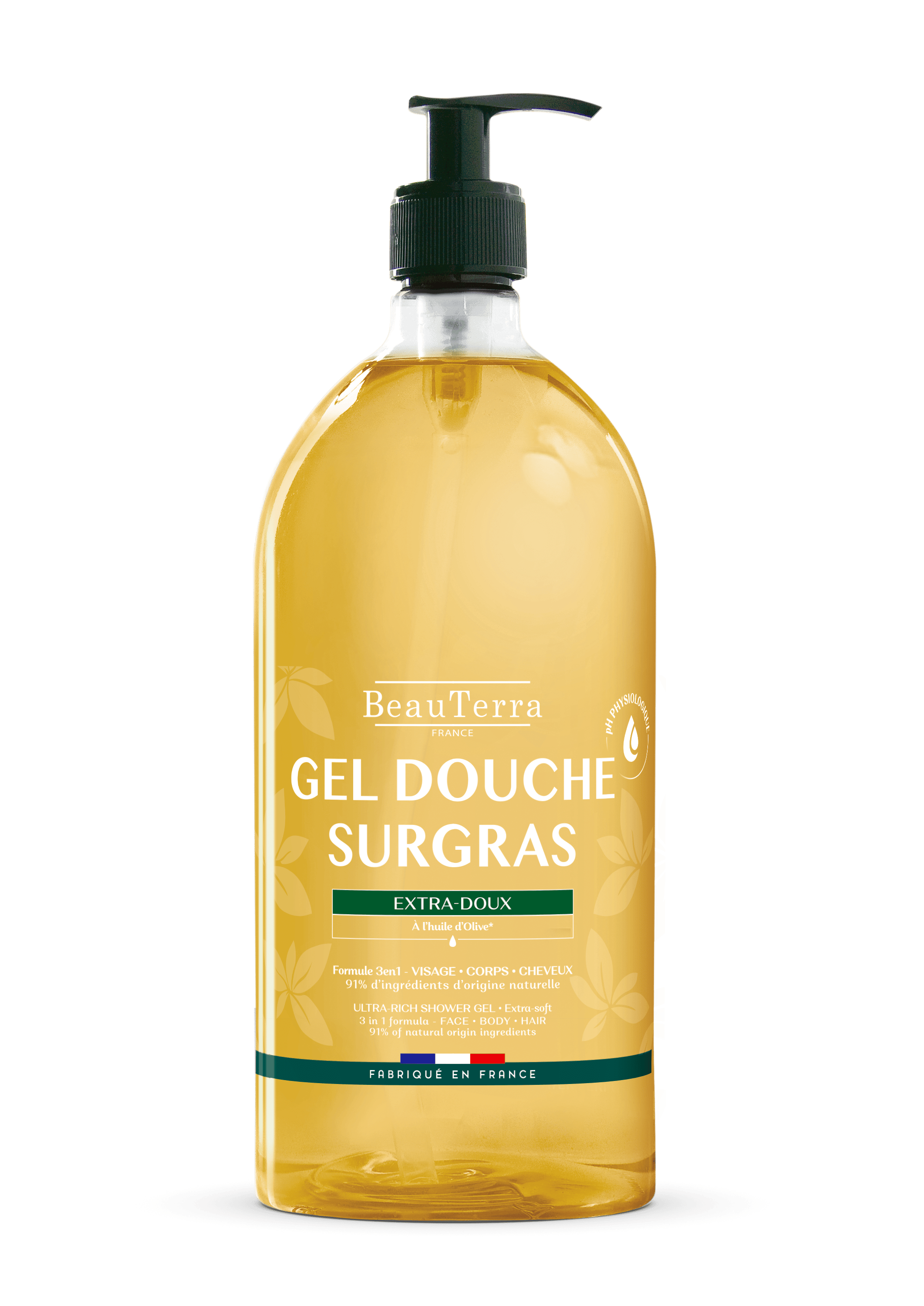 BeauTerra Ultra Rich Shower Gel Haute Tolérance 1000 ml