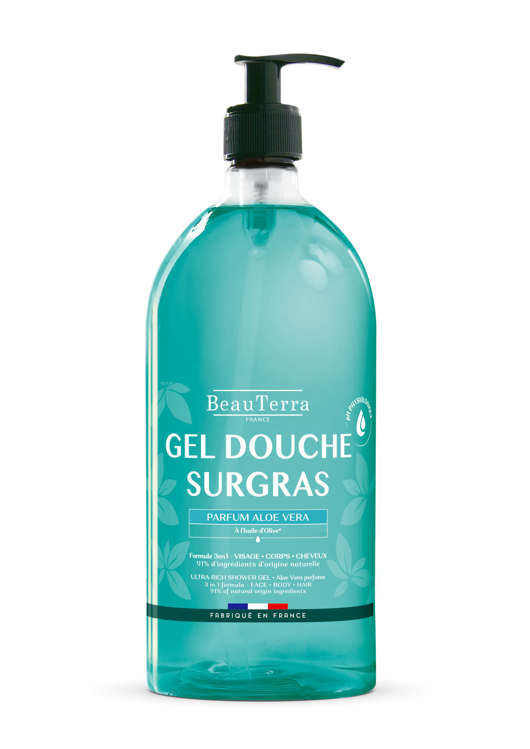 BeauTerra Ultra Rich Shower Gel Aloe Vera Parfum 1000 ml