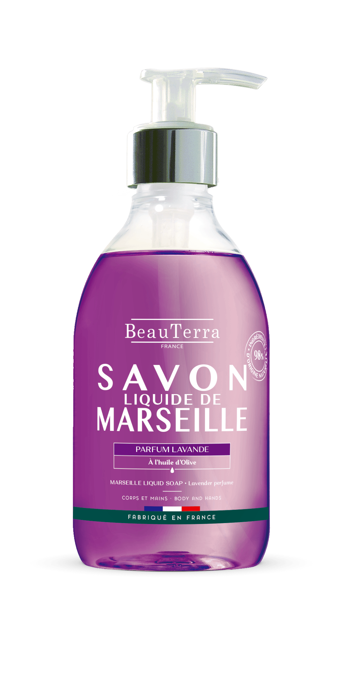 BeauTerra Marseille Liquid Soap Lavande 300 ml