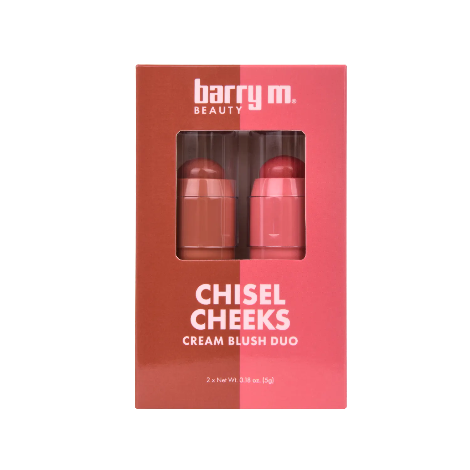Barry M. Chisel Cheeks Blush Creams Blushed/Rosy Gift Set 5 g + 5 ml