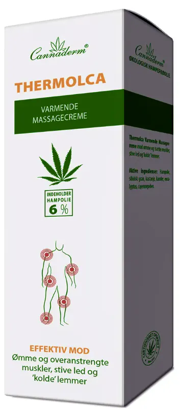 Cannaderm Thermolka Varmende Massagecreme 250 ml