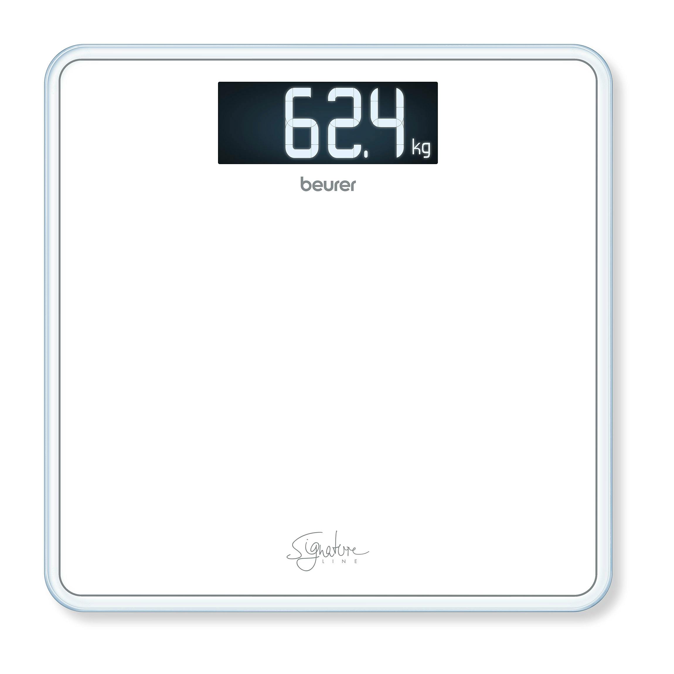 Beurer GS 400 White Glass Bathroom Scale 1 kpl