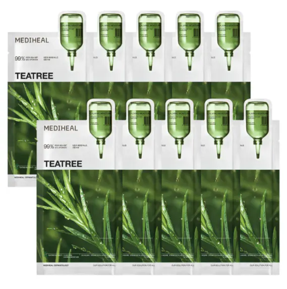 Mediheal Teatree Essential Mask Calming Moisture 10 pcs