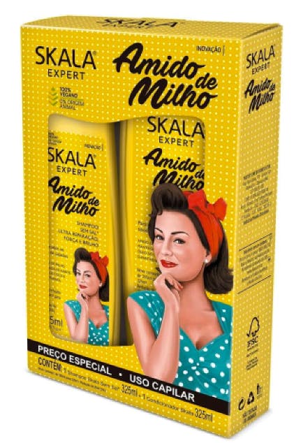 Skala Corn Starch Shampoo & Conditioner Set 325 ml